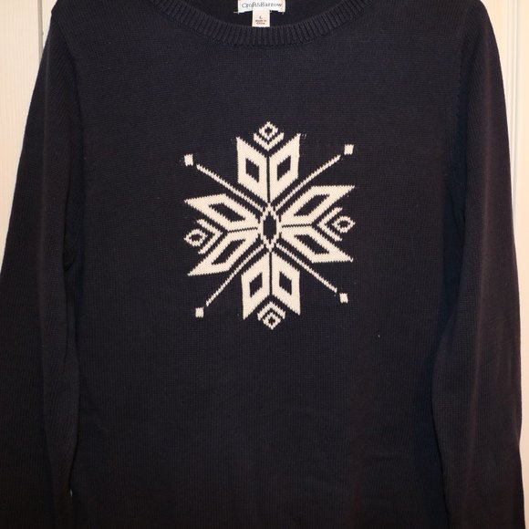 Croft & Barrow Large Snowflake Sweater - Picture 1 of 1